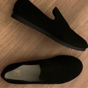 Black comfortable slip on shoes size 8.5